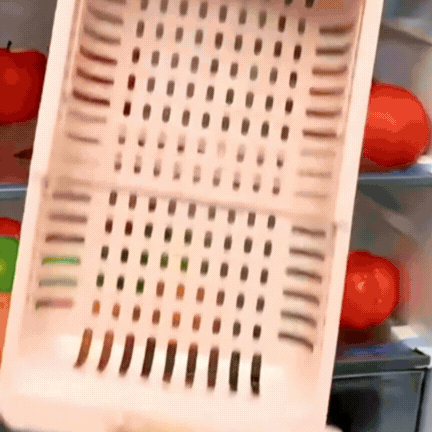 Cutie Depozitare pentru Frigider cu Sertar Retractabil