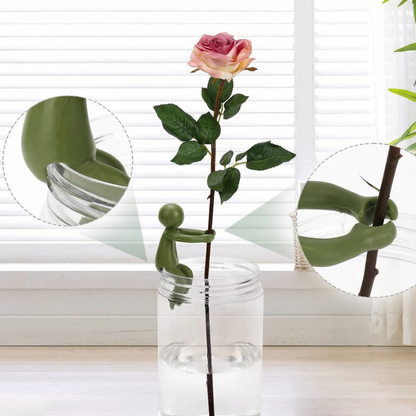 Set 6 Suporturi pentru Îndreptarea Plantelor Hidroponice – Figurine Decorative pentru Ghivece și Birou