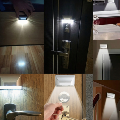 Lampă LED cu Senzor pentru Gaura Cheii - Iluminare Automată cu Infraroșu