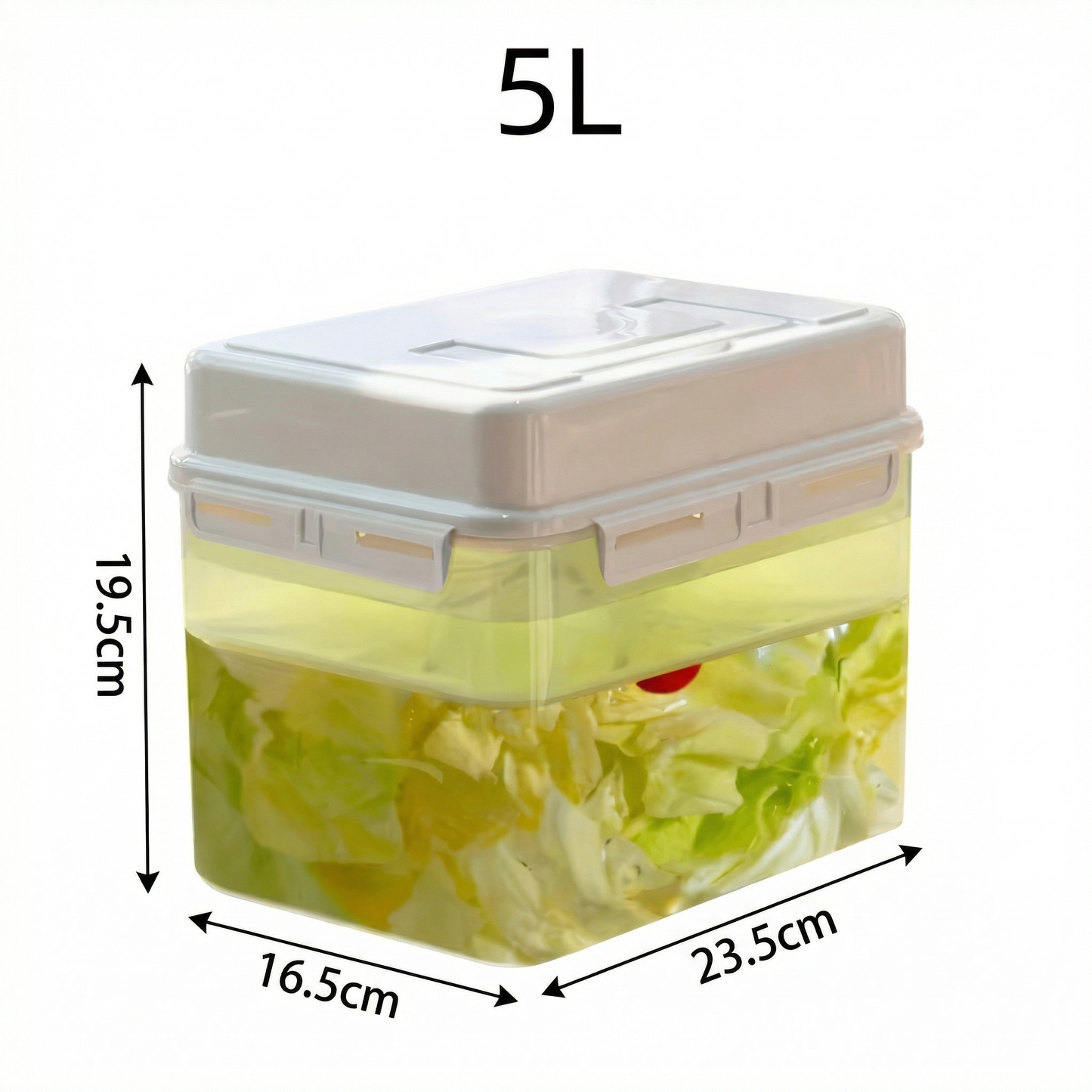 Recipient de Fermentare cu Capacitate Mare cu Sistem de Presare