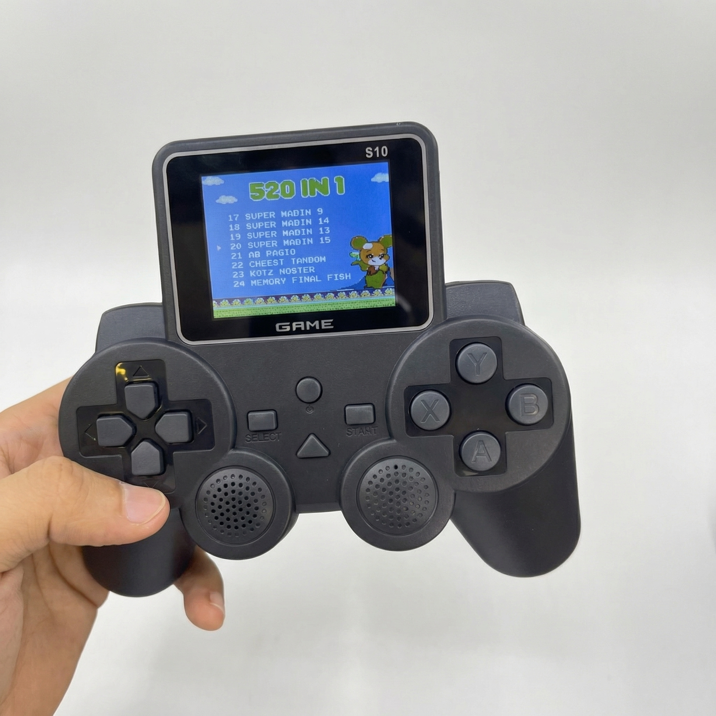 Consolă Portabilă Retro Cu 520 De Jocuri Clasice, Baterie Reîncărcabilă Și Cablu TV