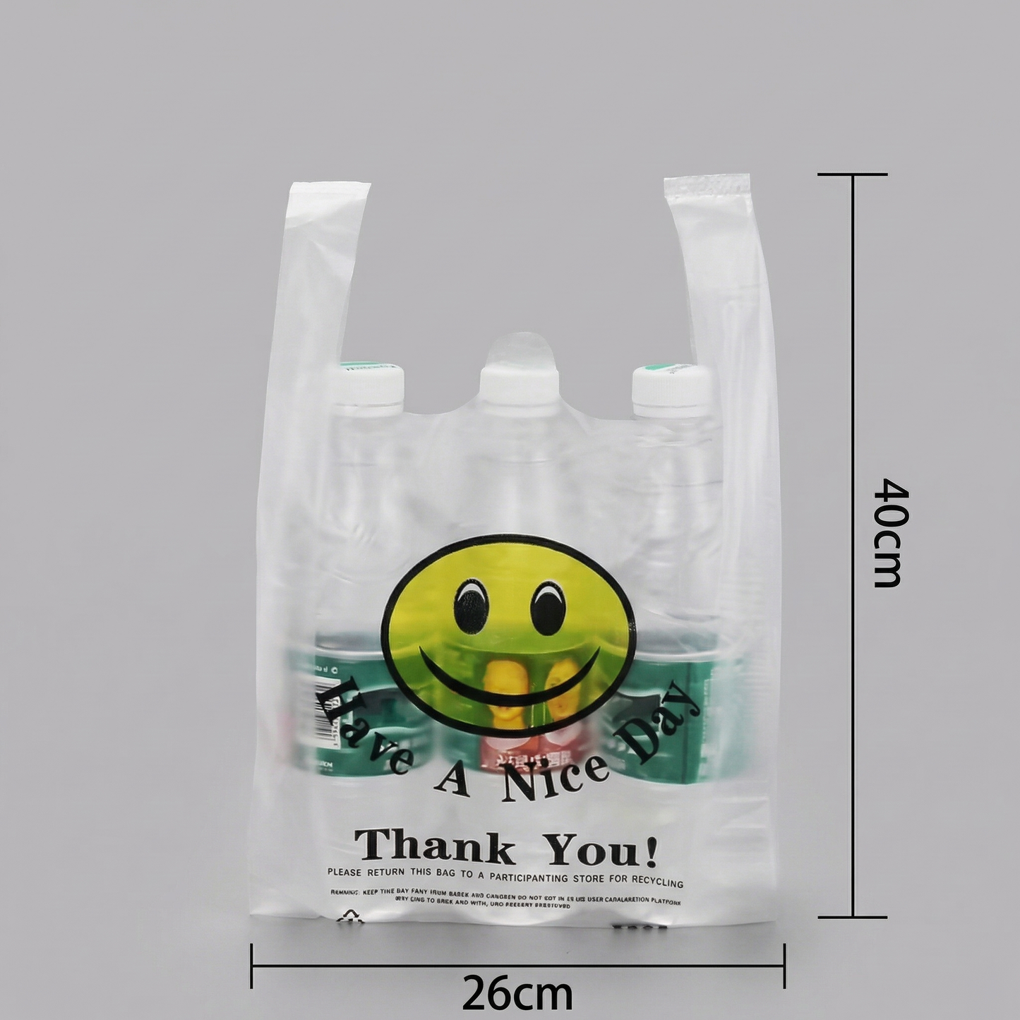 Set 100 de Pungi din Plastic Durabil și de Înaltă Calitate