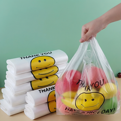 Set 100 de Pungi din Plastic Durabil și de Înaltă Calitate