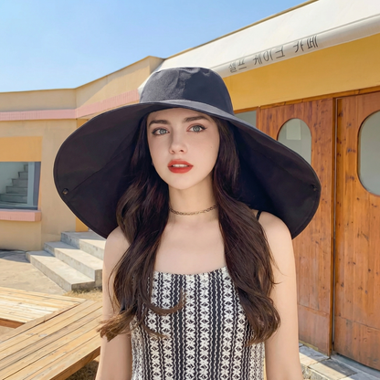 Pălărie cu Ultra-Protecție Anti-UV cu Bor Lung Pentru Vară