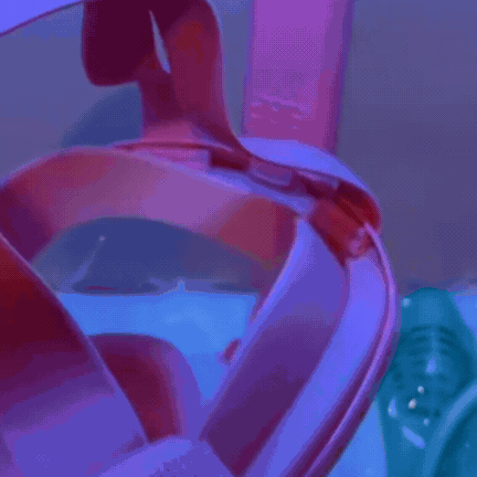 Mască Snorkeling Integrală cu Vizor Panoramic 180°, Anti-Aburire și Anti-Scurgere