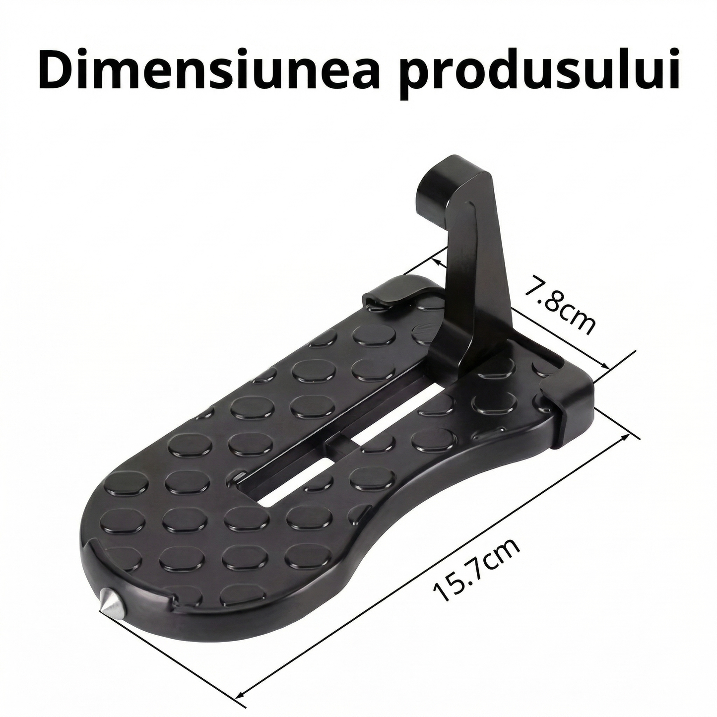 Treaptă Pliabilă pentru Ușa Mașinii din Aluminiu pentru Acces Ușor pe Acoperiș