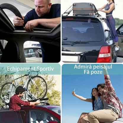 Treaptă Pliabilă pentru Ușa Mașinii din Aluminiu pentru Acces Ușor pe Acoperiș