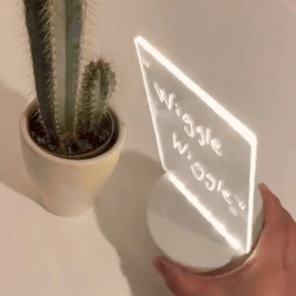 Lampa de Veghe USB cu Tablă de Mesaj și Stilou