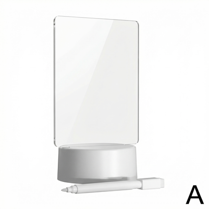Lampa de Veghe USB cu Tablă de Mesaj și Stilou