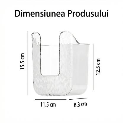 Set 2 Suporturi de Perete din Plastic pentru Șervetele Umede