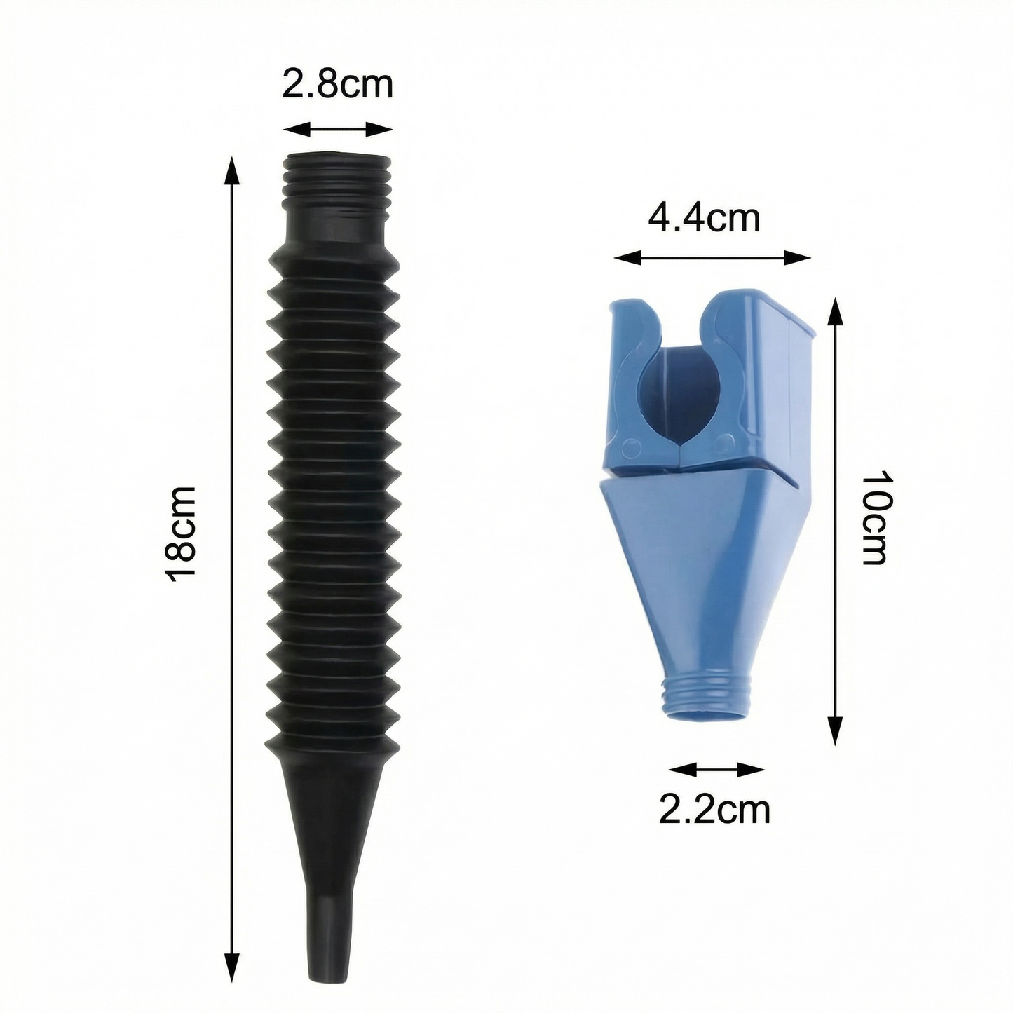 Pâlnie Portabilă Pliabilă Telescopică pentru Ulei cu Duza de Conectare Rapidă