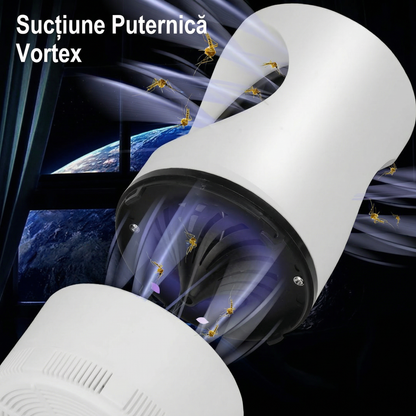 Lampă UV Tânțari cu LED, Reîncărcabilă prin USB