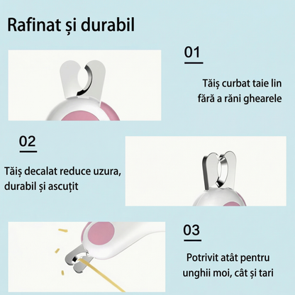 Unghieră pentru Animale cu Lumină LED