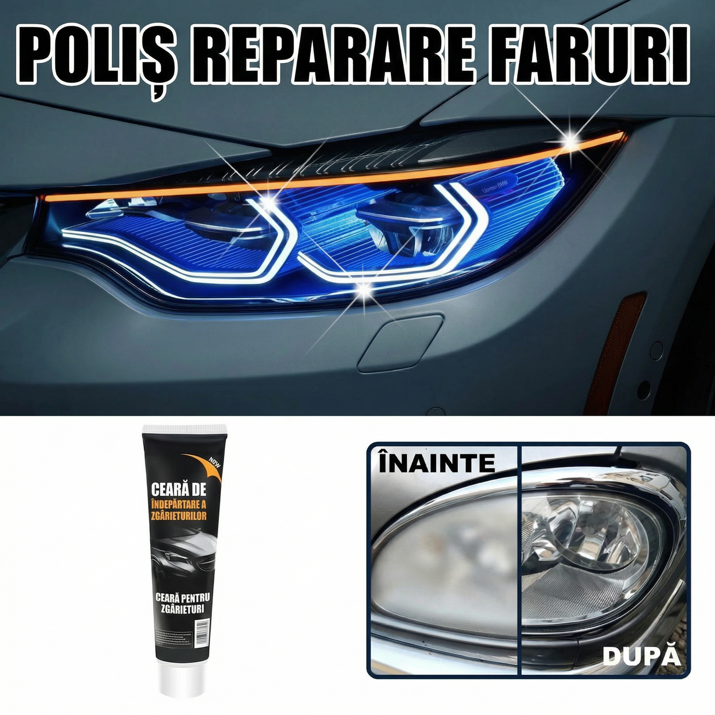 Ceară Reparatoare pentru Zgârieturi Auto