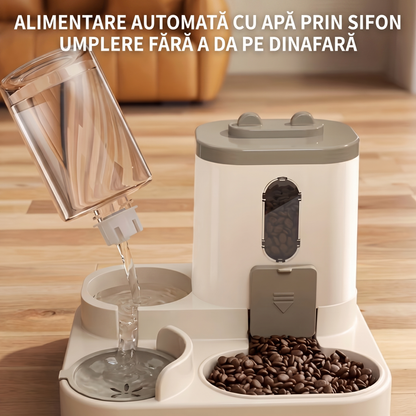 Distribuitor Automat de Hrană și Apă pentru Animăluțe