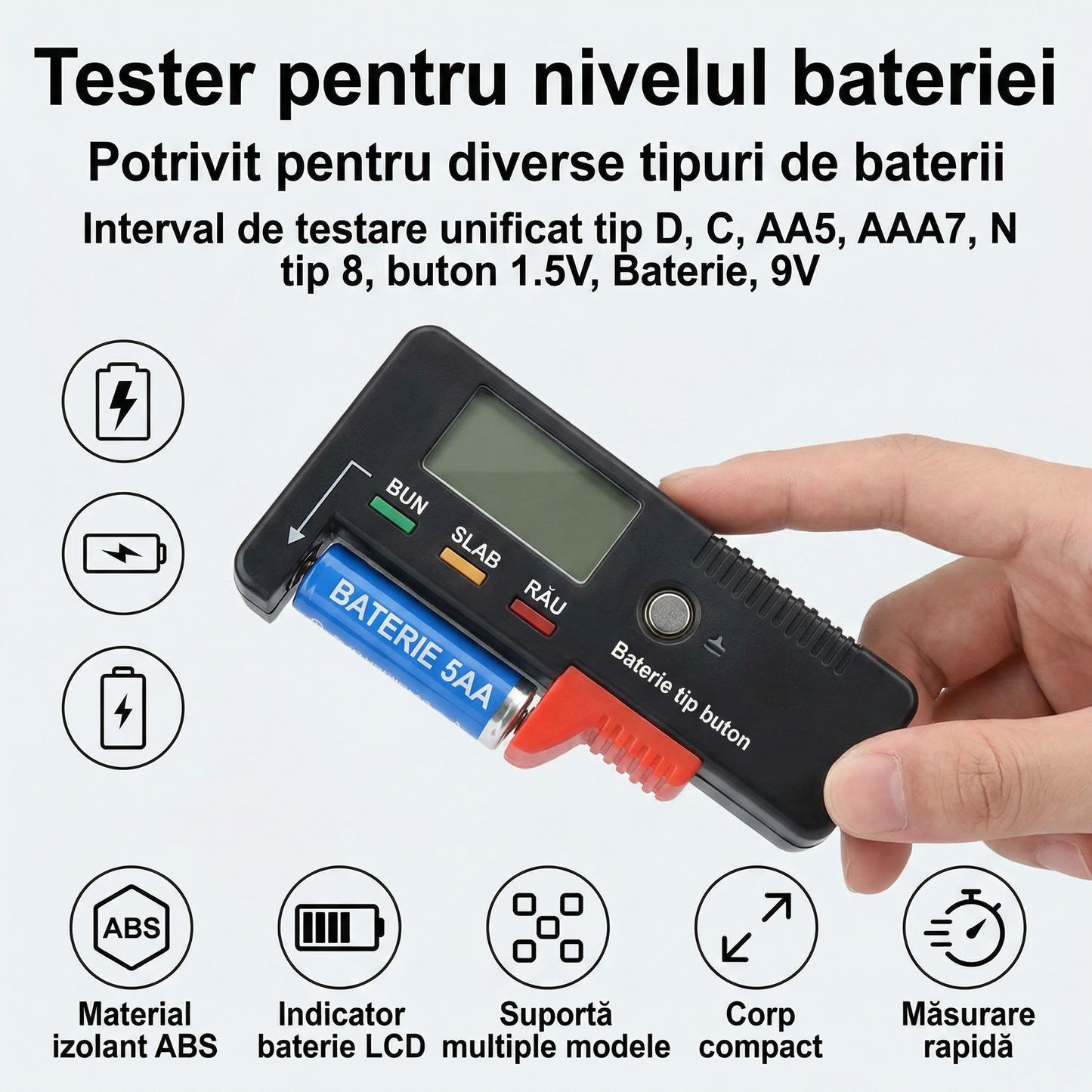 Dispozitiv Universal de Testare Baterii