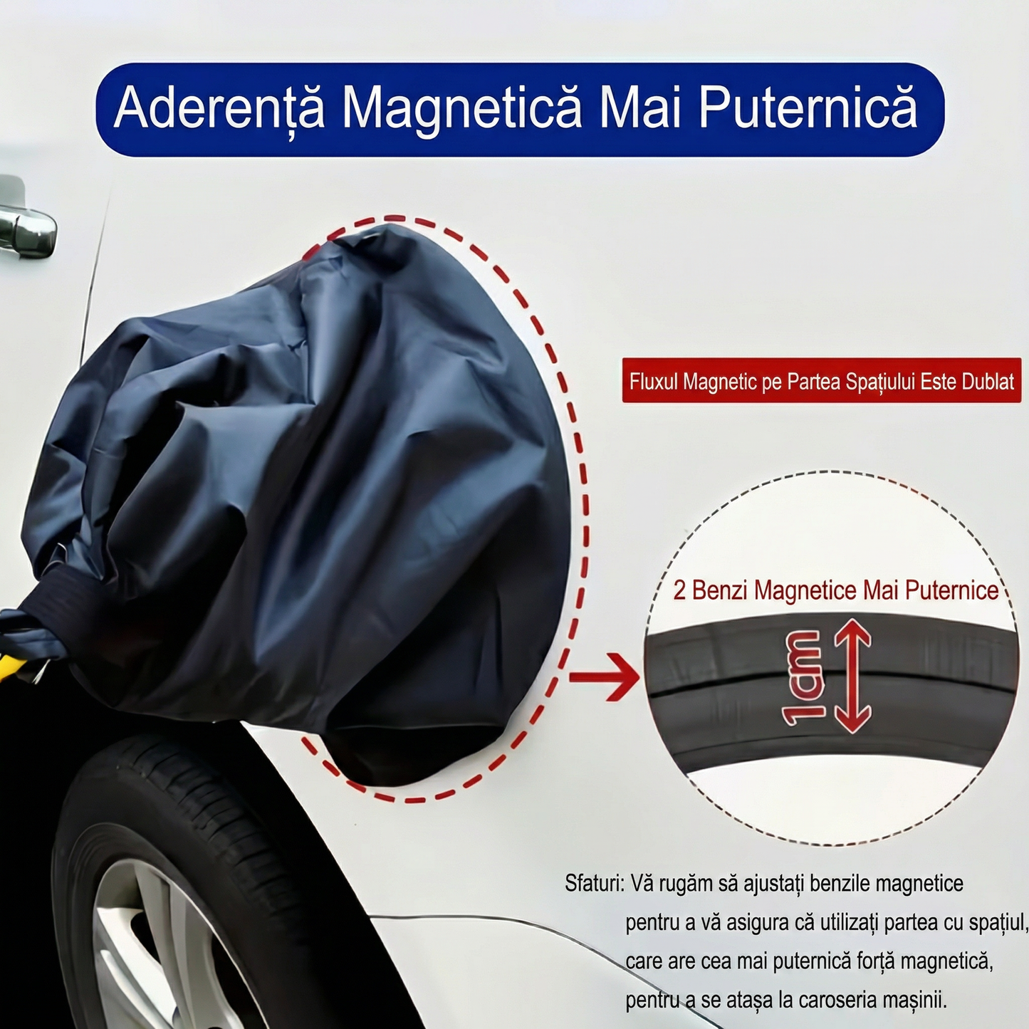 Husă Magnetică de Acoperire Piston Auto de Încărcare