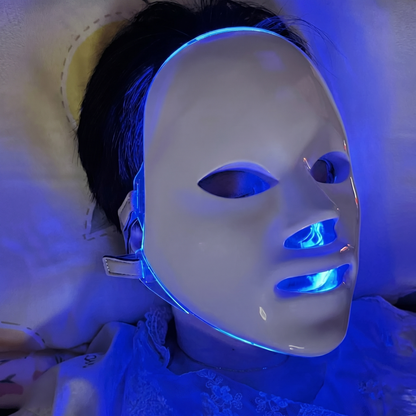 Masca Facială cu LED cu 7 Culori