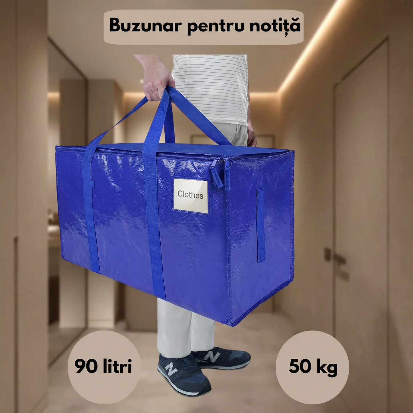 Sac de Depozitare Haine Extra Mare