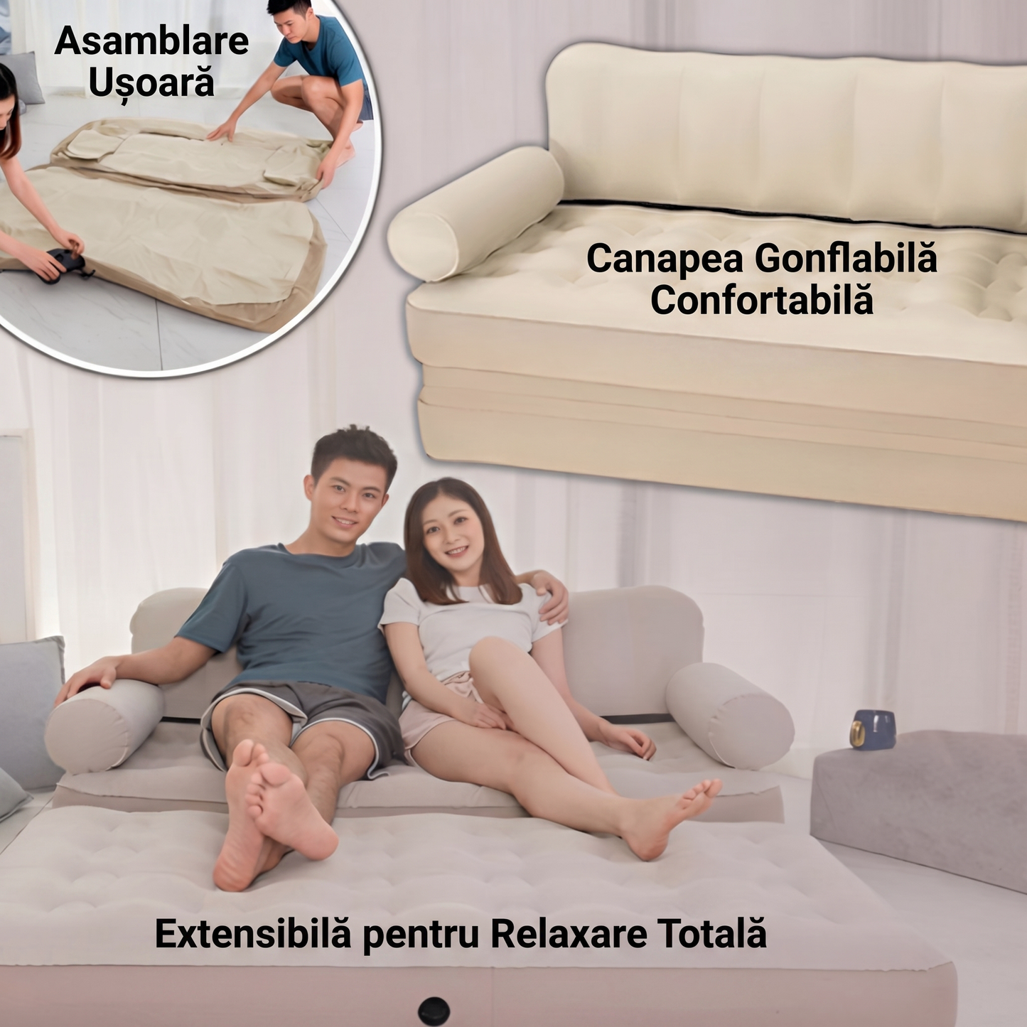 Canapea Gonflabilă Extensibilă