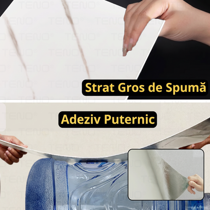 Set de Plăci Autocolante Tip Marmură