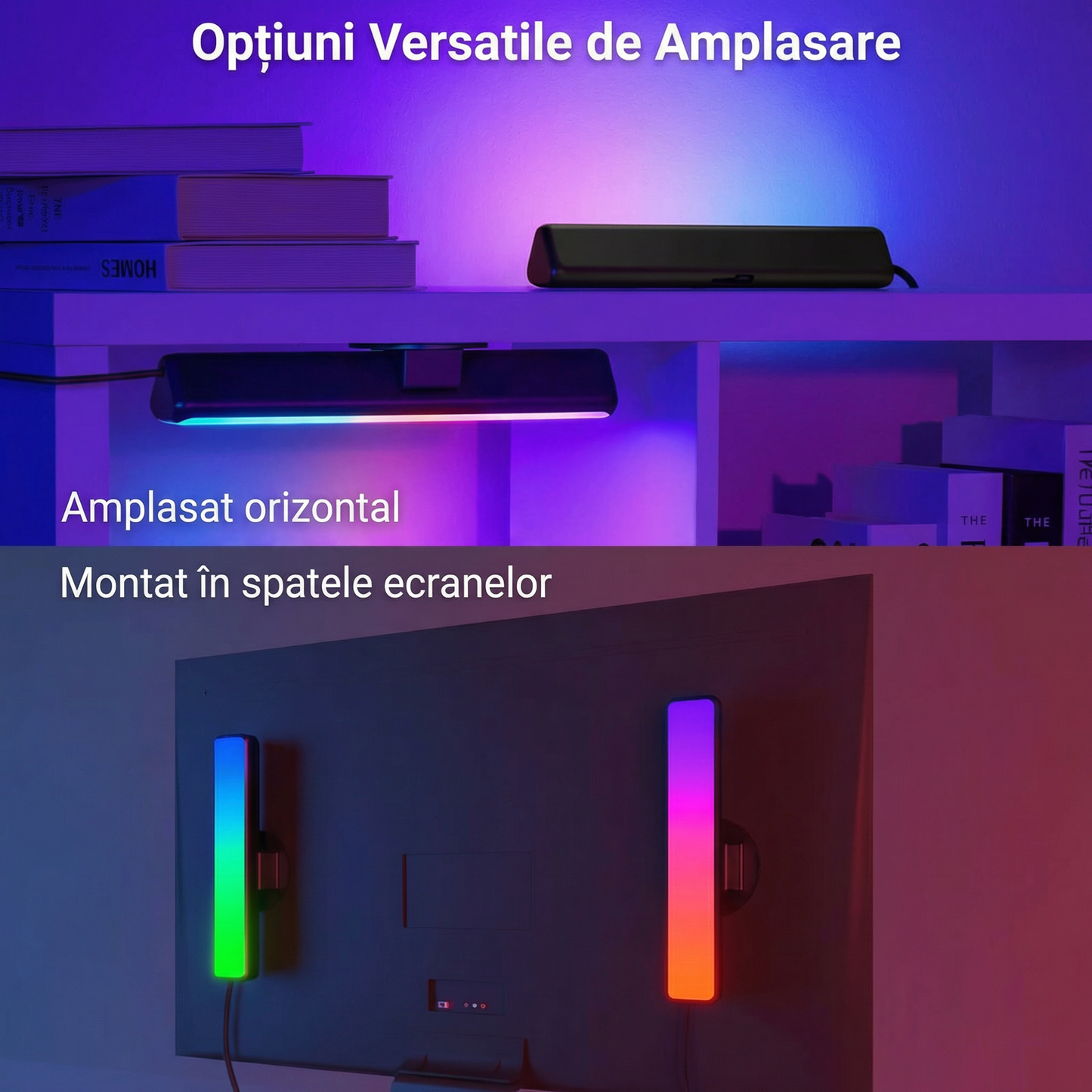 Set de Două Lămpi cu Lumină LED