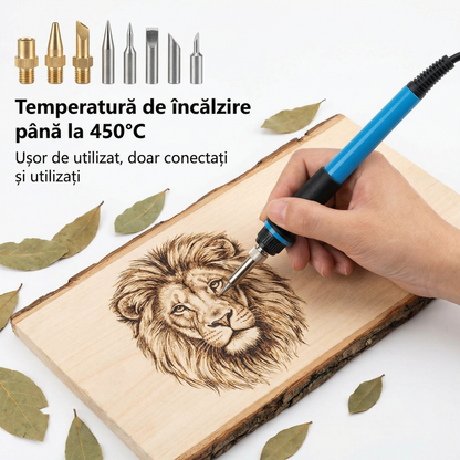 Set de Instrumente Profesionale pentru Pirogravură
