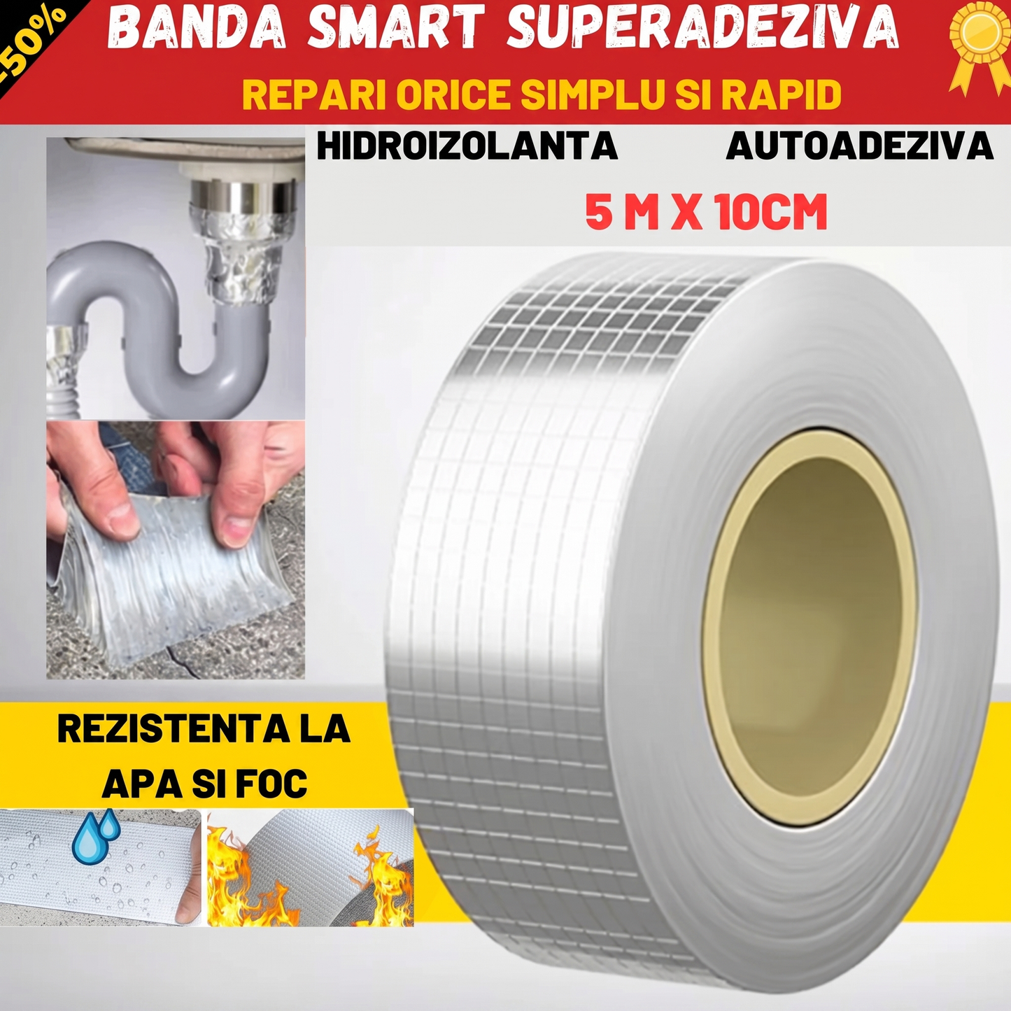 Rolă Superadezivă