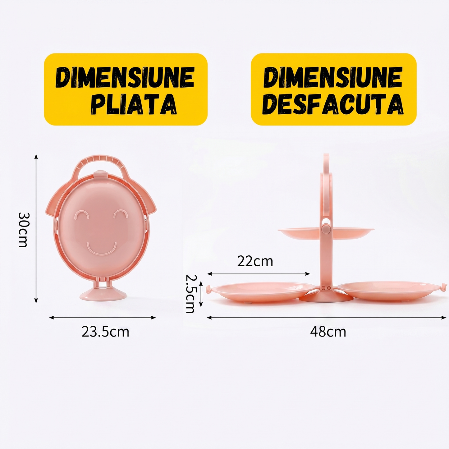 Etajeră Pliabilă pentru Gustări
