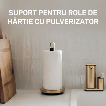 Suport 2în1 cu Pulverizator pentru Prosoapele de Bucătărie