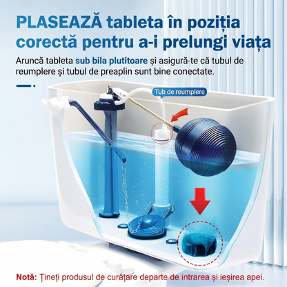 Tablete pentru Curățarea Vasului de Toaletă