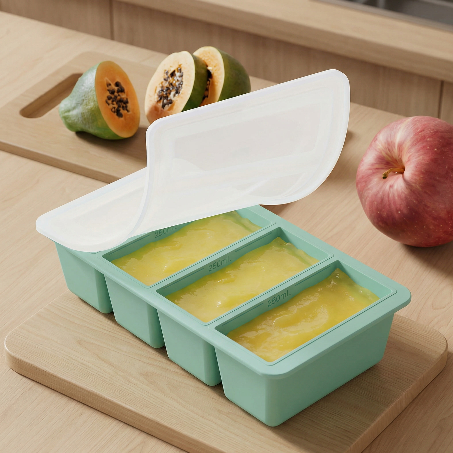 Formă din Silicon pentru Congelare Alimente