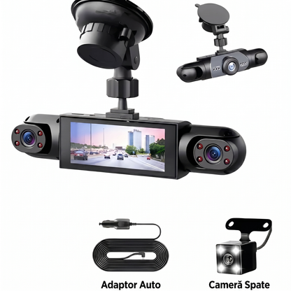 Cameră Inteligentă de Bord cu 4 Cadre
