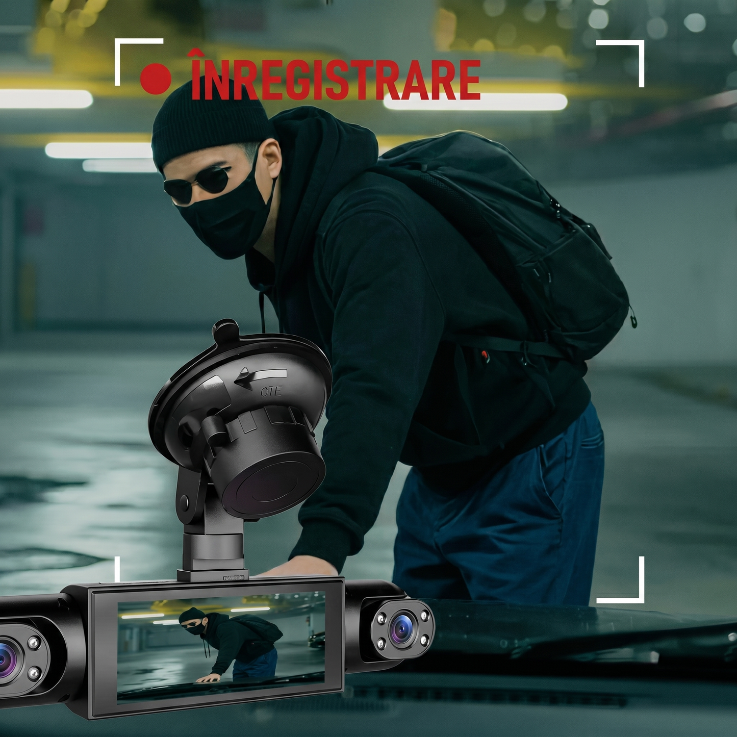 Cameră Inteligentă de Bord cu 4 Cadre