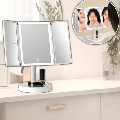Oglindă Pliabilă Cosmetică cu LED