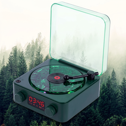 Boxă Bluetooth Retro cu Proiector de Valuri Oceanice