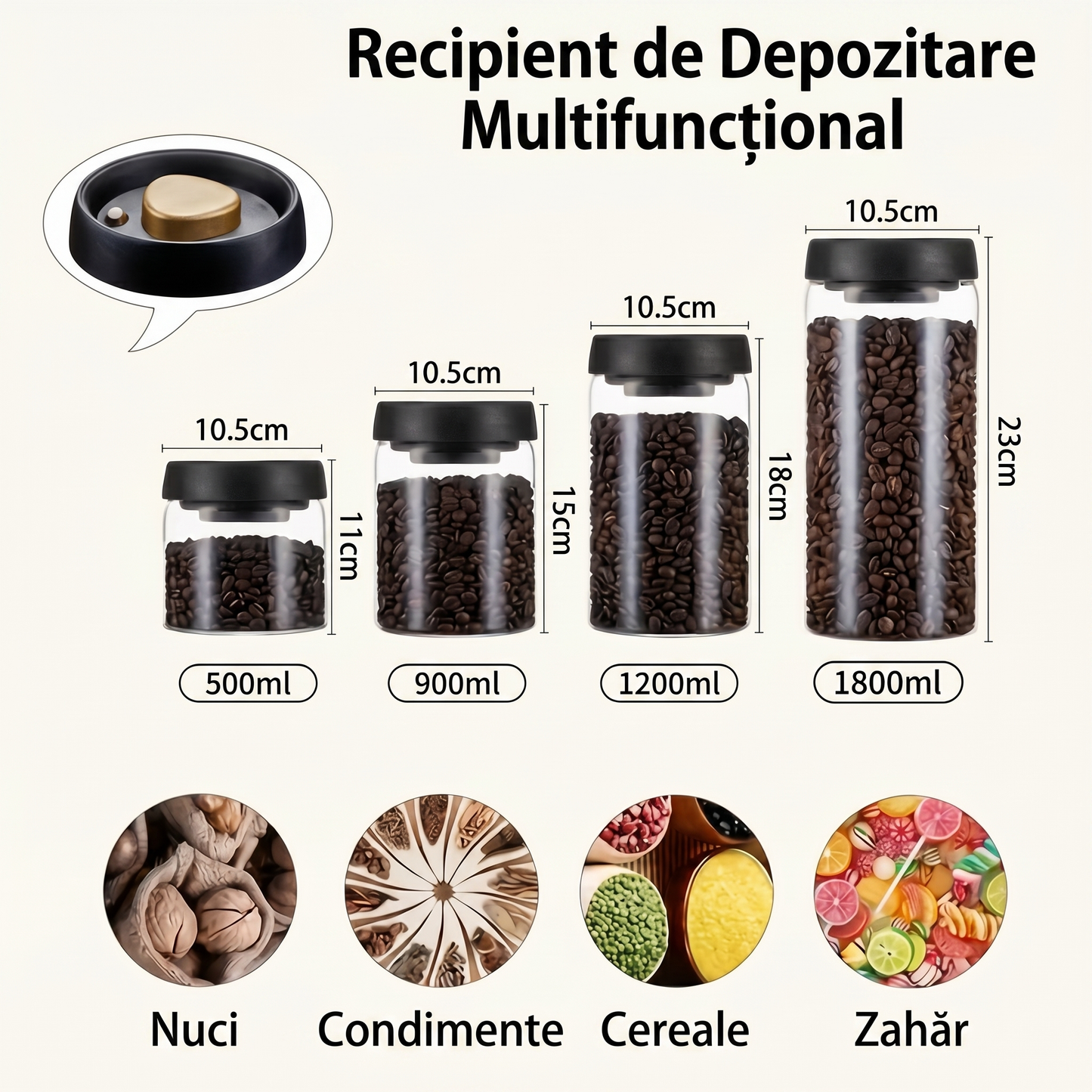 Set de Borcane cu Vid