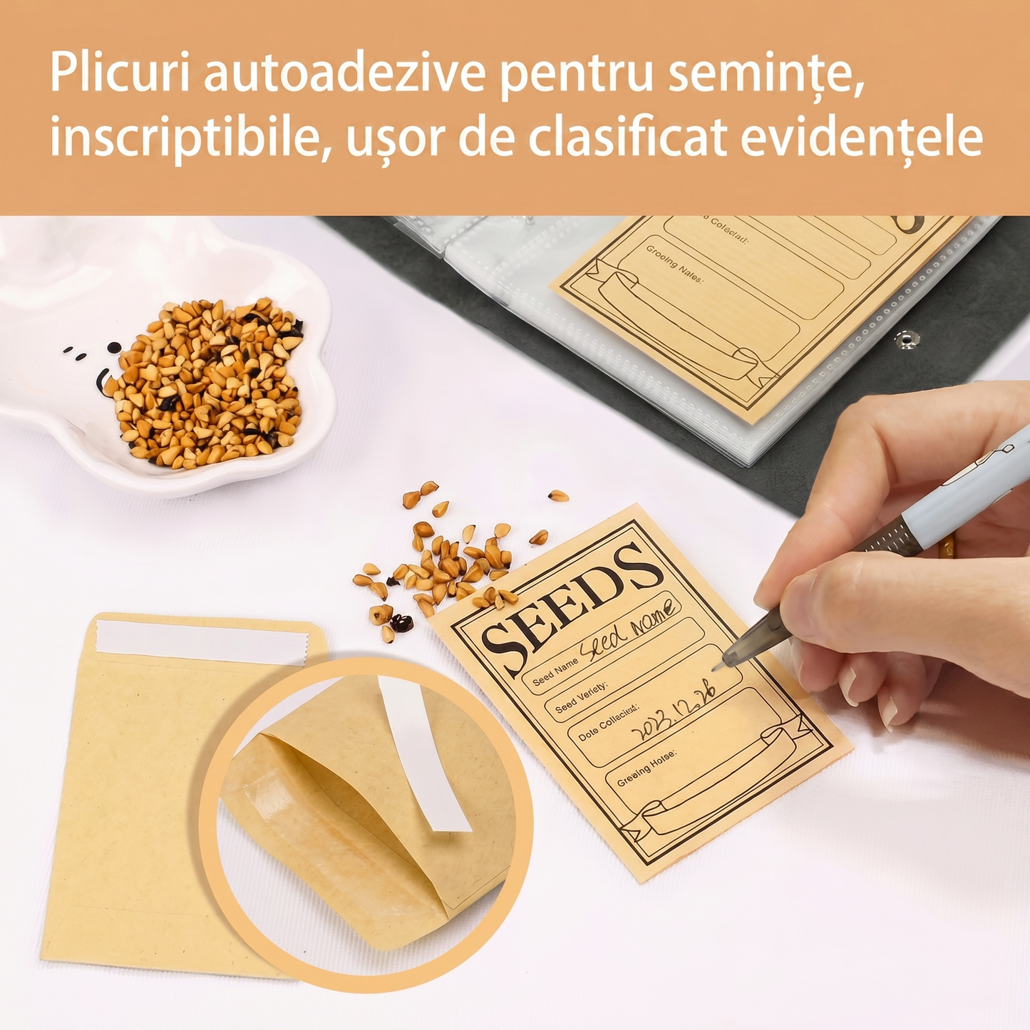 Trusă de Organizare a Semințelor de Grădină