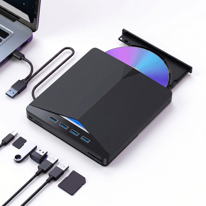 Unitate Optică Externă 7în1 cu USB 3.0 și Type-C