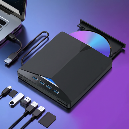 Unitate Optică Externă 7în1 cu USB 3.0 și Type-C