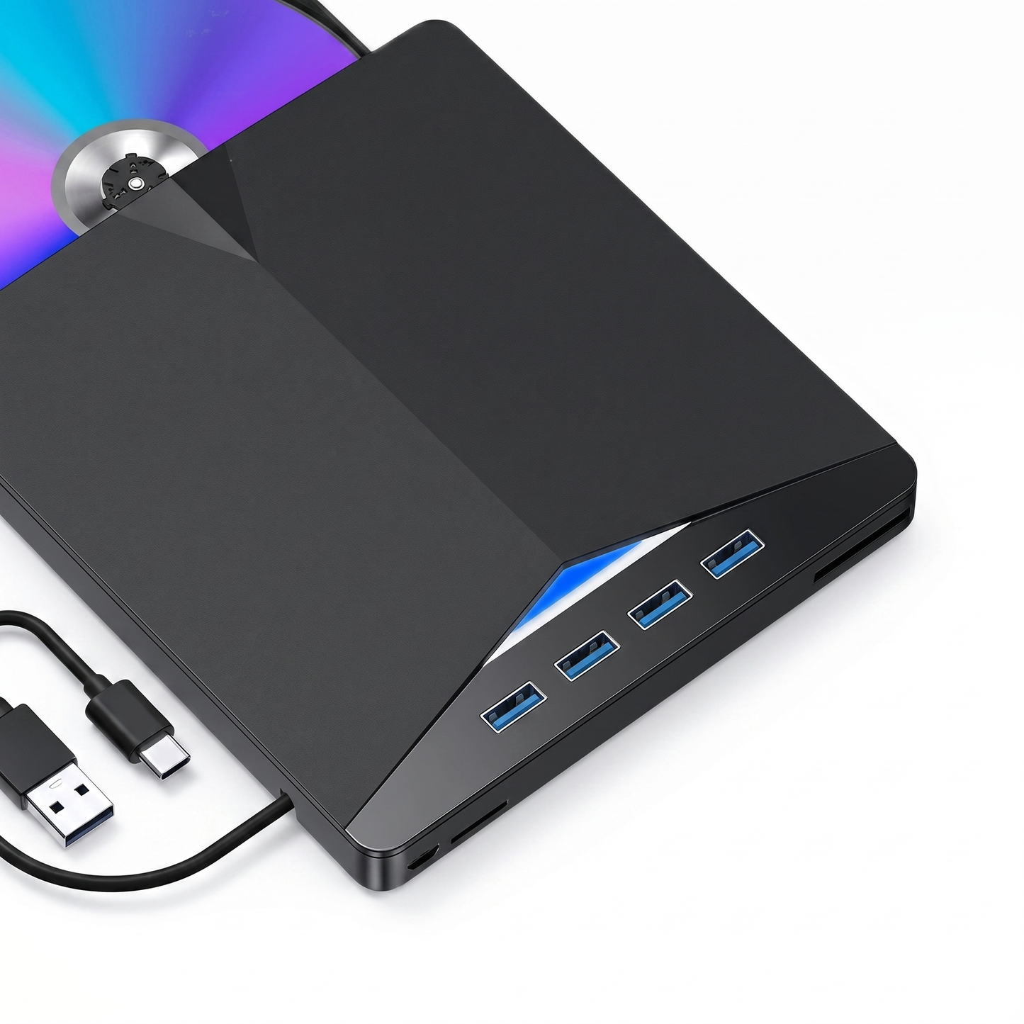 Unitate Optică Externă 7în1 cu USB 3.0 și Type-C