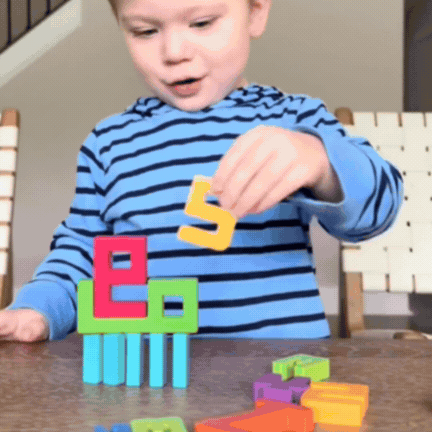 Blocuri Numerice din Lemn Montessori