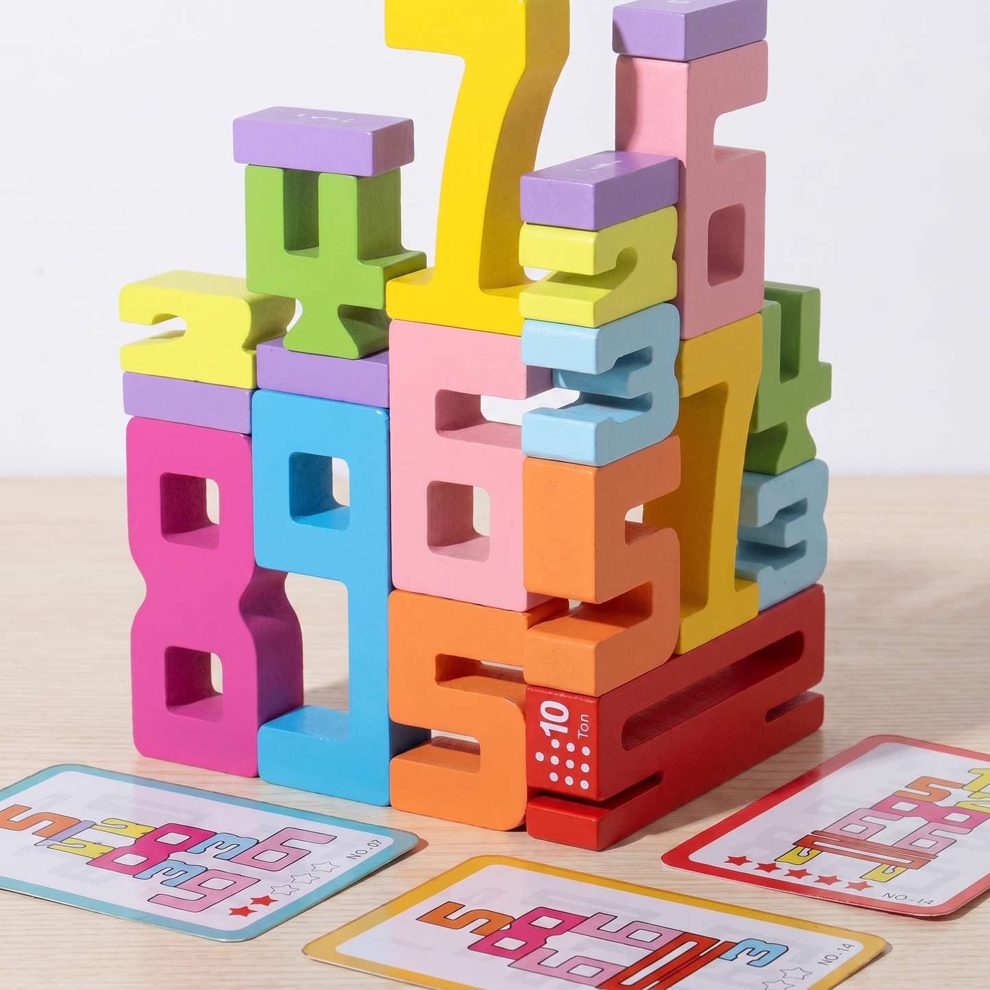 Blocuri Numerice din Lemn Montessori
