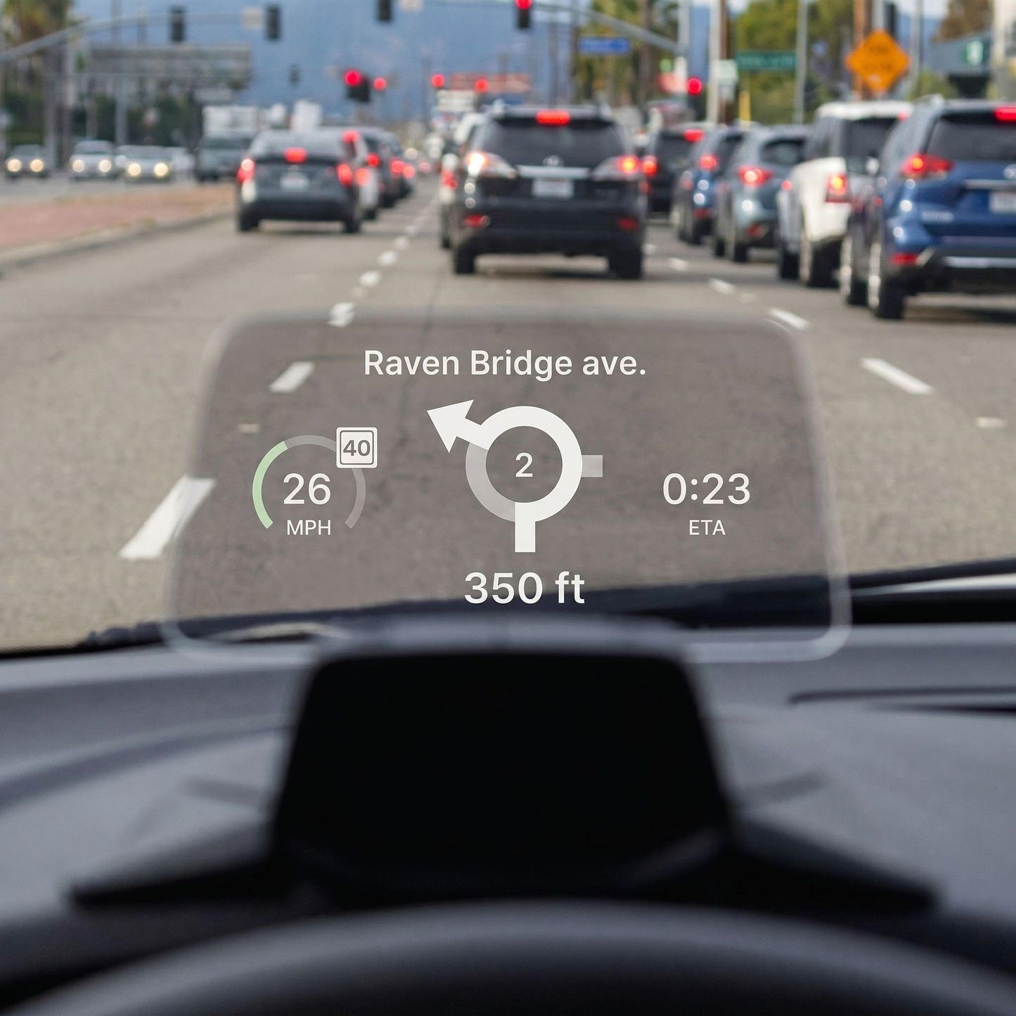 Afișaj HUD Auto cu GPS și Apeluri pe Parbriz