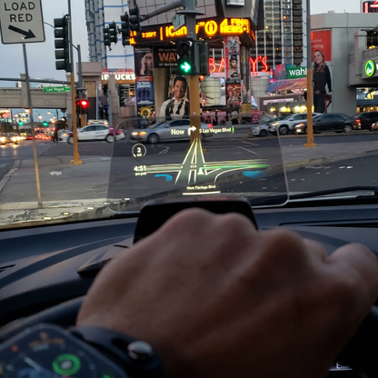 Afișaj HUD Auto cu GPS și Apeluri pe Parbriz