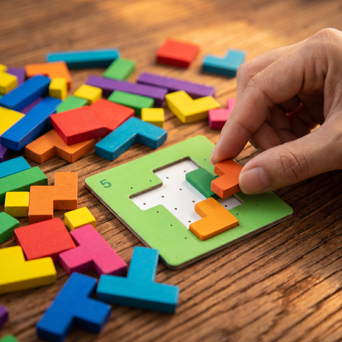 Set Blocuri de Construcție Educaționale Interactive Părinte-Copil (128 Piese)