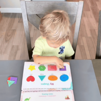 Carte Montessori cu Stickere pentru Activitati Prescolare