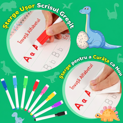 Carte Montessori cu Stickere pentru Activitati Prescolare