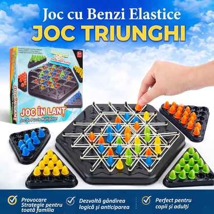 Joc Strategic Educațional cu Benzi Elastice