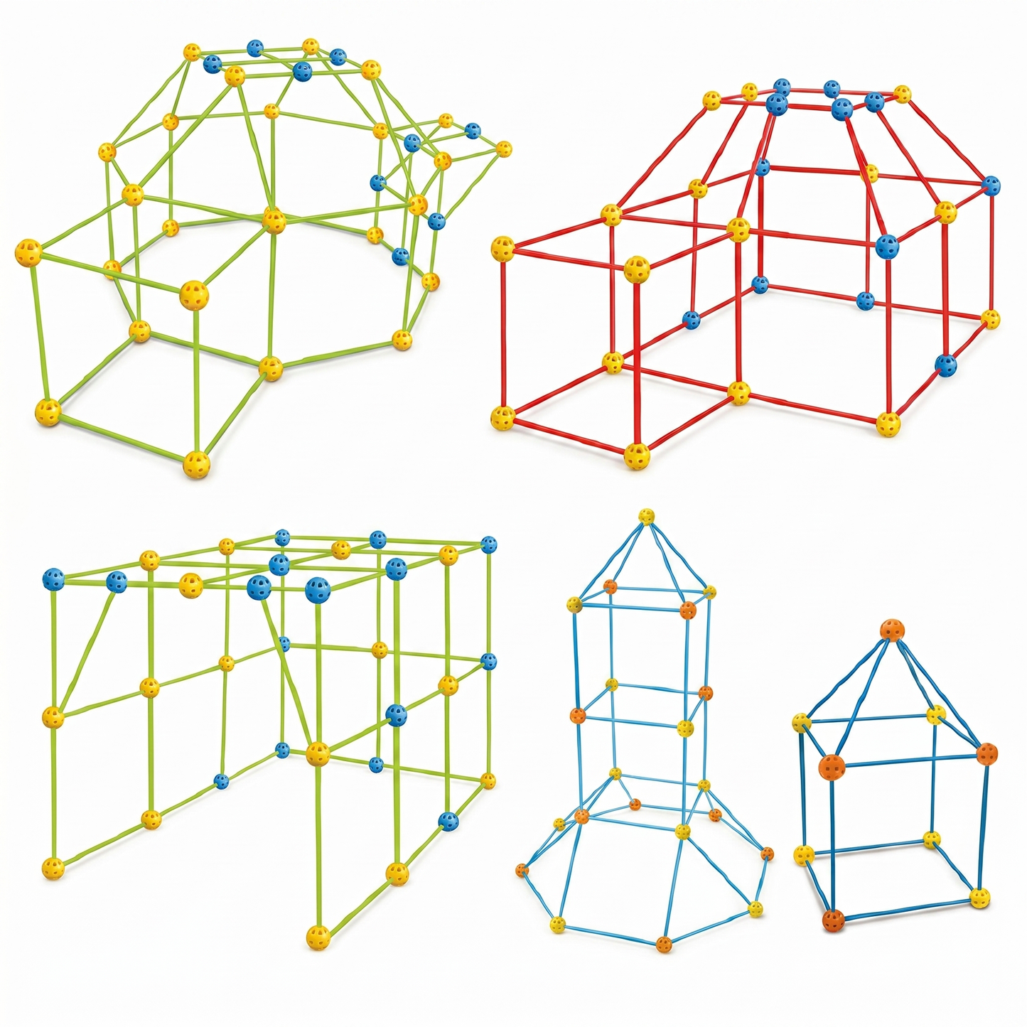 Kit de Construcție pentru Forturi pentru Copii